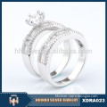 Chinese manufacturer latest silver western wedding ring sets